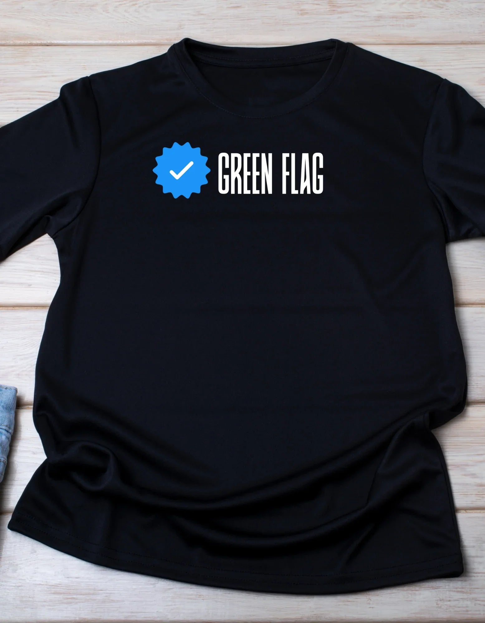 Verfied Green Flag Oversized Tee
