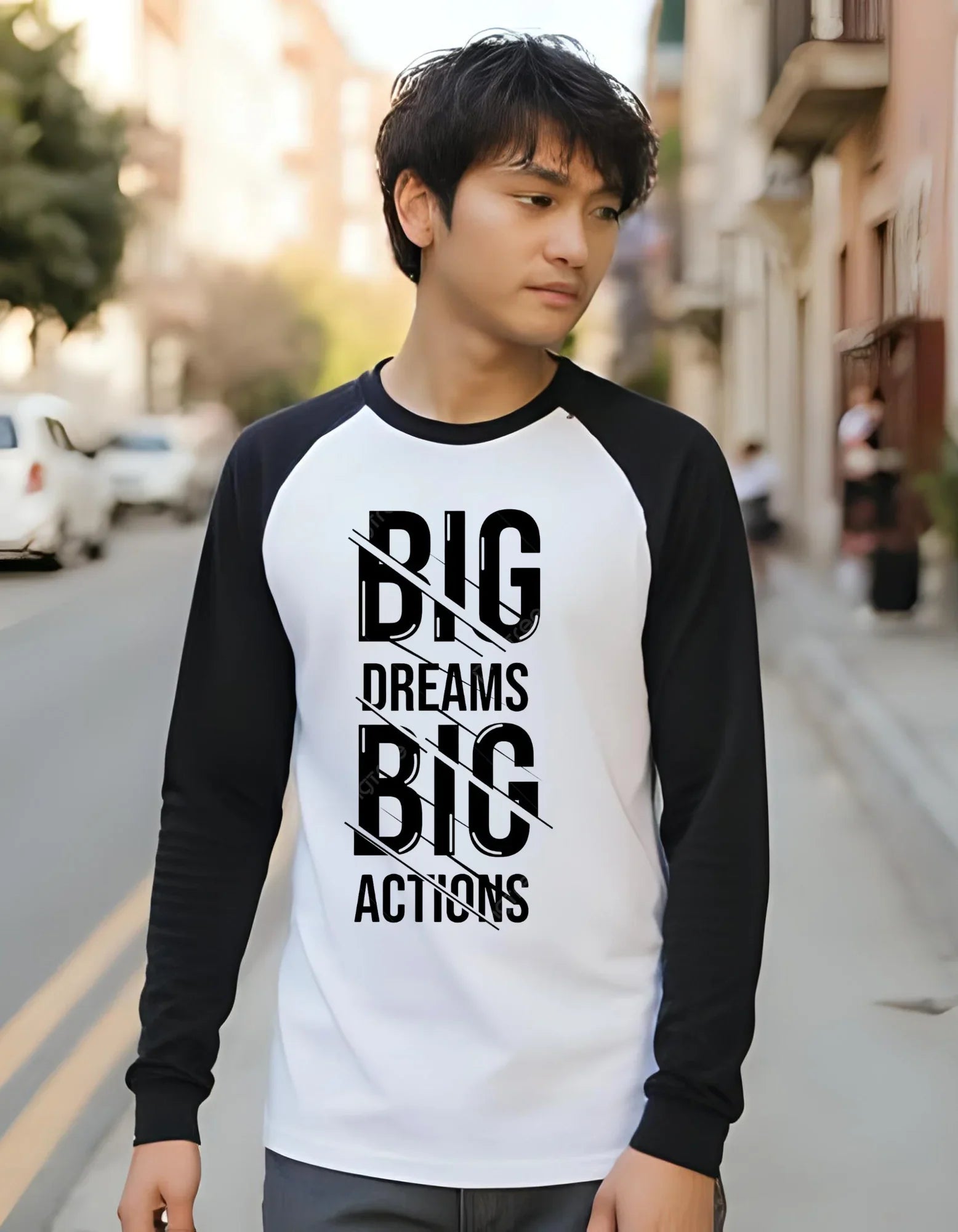 Big Dreams Big Actions Full Sleeves T-shirt