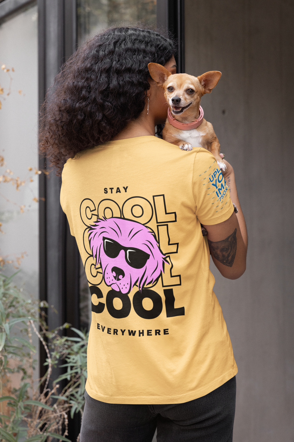 Stay Cool Like Dogesh Oversized Unisex T-Shirt