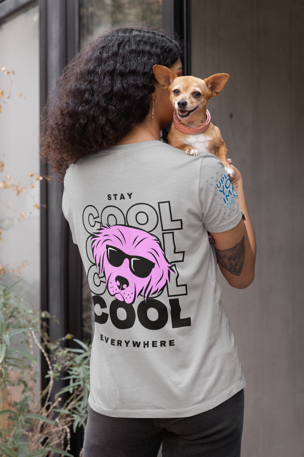 Stay Cool Like Dogesh Oversized Unisex T-Shirt