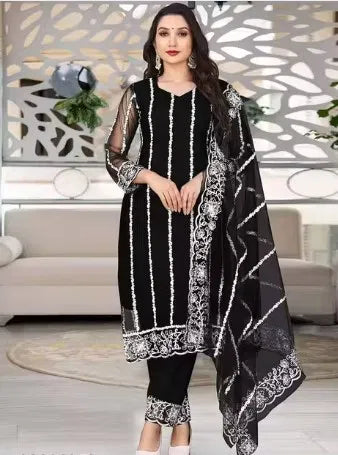 Kurta With Dupatta And Bottomwear
