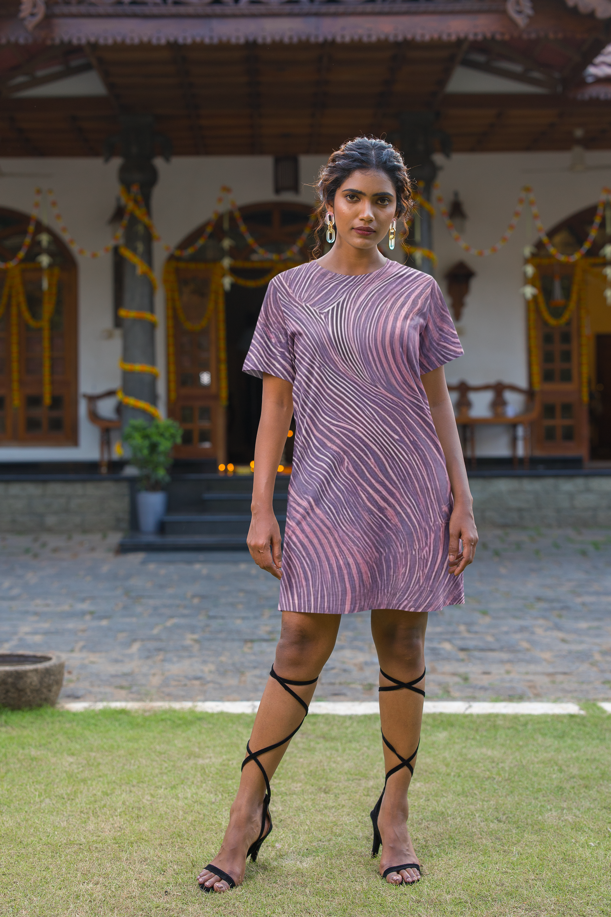 Lavender Grace Fit & Fare Line Dress